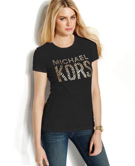 michael kors long sleeve t shirt|michael kors t shirt women's.